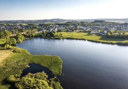 Jungfernweiher von oben, © GesundLand Vulkaneifel/D. Ketz