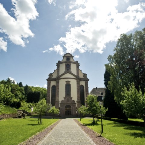 Kloster Himmerod in der Eifel. Etappenort der Eifelsteigetappe 13 von Himmerod nach Bruch.