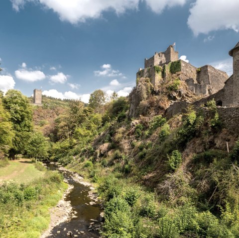 Manderscheiider Burgen mit Lieser, © Dominik Ketz