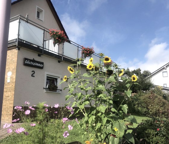 Balkon Gästezimmer 2 und 3 Sep 2023