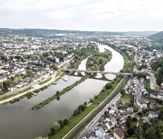 Blick auf Trier, Ziel des Eifelsteigs, © Eifel Tourismus GmbH, D. Ketz