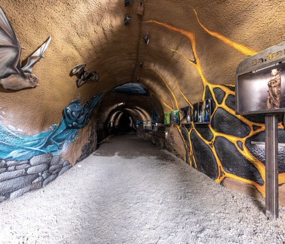 Graffiti im Eingangsbereich, © Eifel Tourismus GmbH, AR-shapefruit AG