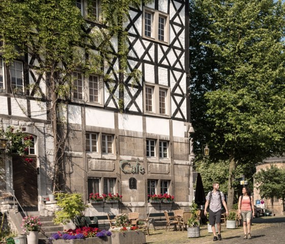 Het marktplein in Kornelimünster op de Eifelsteig, © Eifel Tourismus/D. Ketz