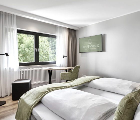 Schlafzimmer Wellness Suite, © Sporthotel Grafenwald