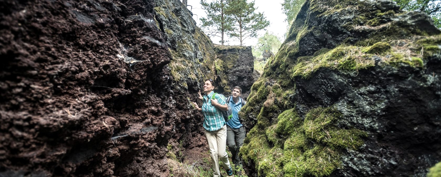 Verschlungene Wege am Wollmerather Kopp auf dem Maare und Thermen Pfad, © Eifel Tourismus GmbH, D. Ketz