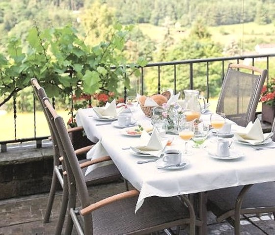 Landhaus Müllenborn Terrasse, © Landhaus Müllenborn