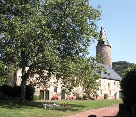 Binnenplaats van kasteel Bruch, © Tourist-Information Wittlich Stadt & Land