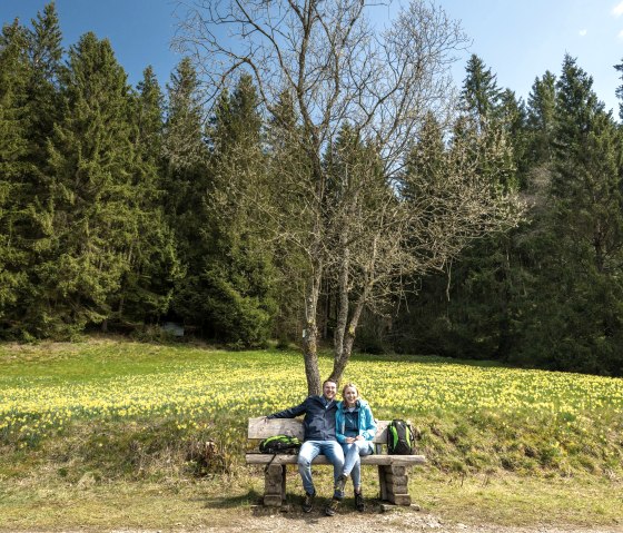 Rast auf der Narzissenroute, © Eifel Tourismus GmbH, Dominik Ketz