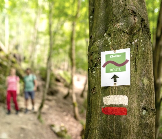 Die Klosterroute ist durchgängig beschildert, © Eifel Tourismus GmbH, Dominik Ketz