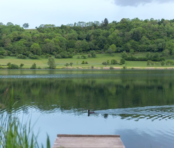 Blick auf Schalkenmehrener Maar