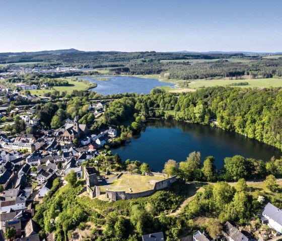 Blick von oben auf Ulmen, © GesundLand Vulkaneifel GmbH, D. Ketz