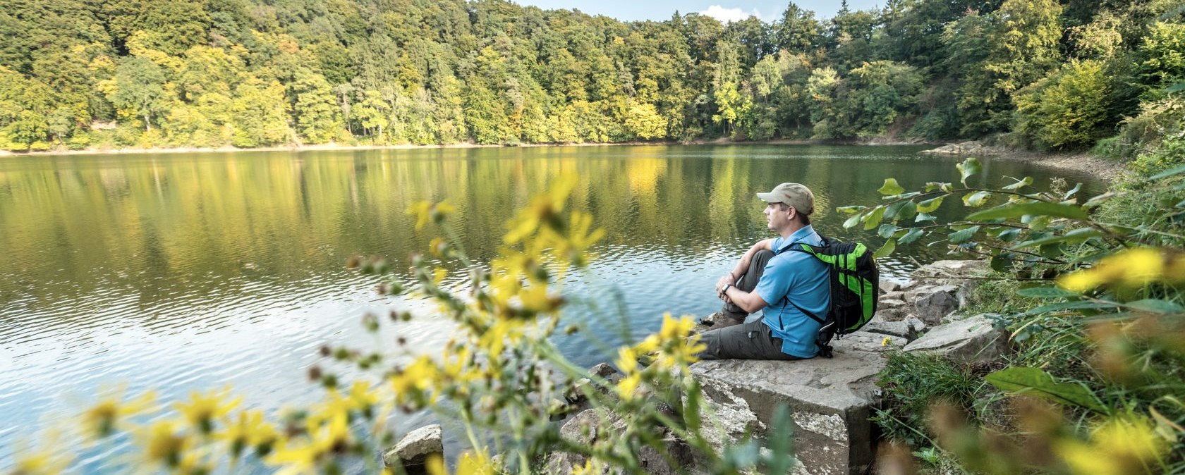 Muße-Pfad - Maare und Thermen Pfad, Ulmener Maar, © Eifel Tourismus GmbH / D. Ketz