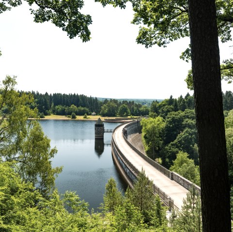 Dreilägerbachtalsperre bei Roetgen am Eifelsteig, © Eifel Tourismus/D.Ketz