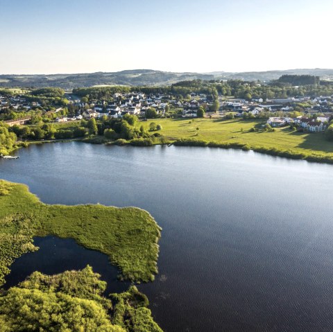 Jungfernweiher von oben, © GesundLand Vulkaneifel/D. Ketz