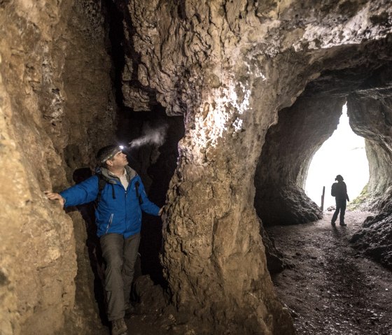 Muße-Pfad: Gerolsteiner Dolomiten Acht, in der Buchenlochhöhle, © Eifel Tourismus GmbH / D. Ketz